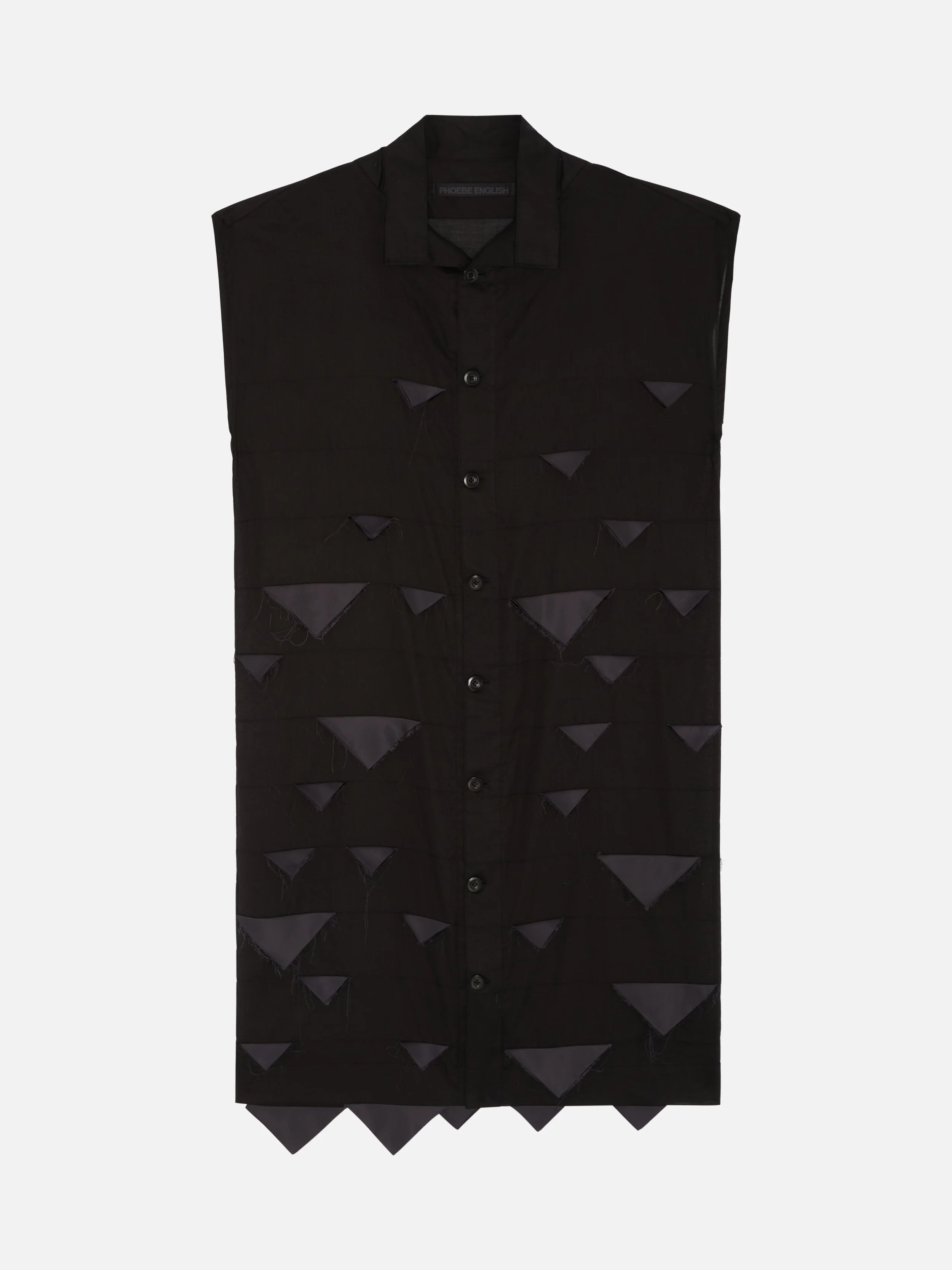 【PHOEBE ENGLISH】背面プリーツ Hooded Coat black TRS 439 BOXY TROUSERS — PHOEBE ENGLISH